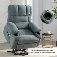 Streamdale Furniture Power Lift Recliner for Elderly with Heat, Massage, Usb Charging