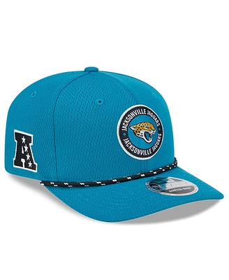 New Era Men's Teal Jacksonville Jaguars 2024 Sideline 9SEVENTY Stretch-Snap Hat