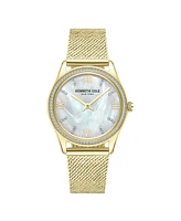 Kenneth Cole New York Women's Classic Gold Stainless Steel 34mm