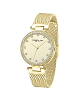 Kenneth Cole New York Women's Classic Gold Stainless Steel 34mm