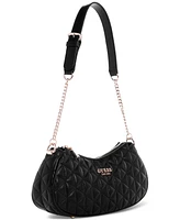 Guess Kori Top Zip Medium Quilted Shoulder Bag