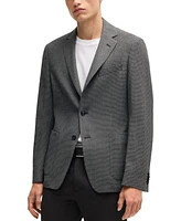 Boss by Hugo Men's Micro-Patterned Slim-Fit Jacket