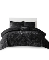 Intelligent Design Felicia Velvet 4-Pc. Comforter Set, King/California King