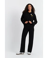 Chinti and Parker Women's & Snoopy Music Wool Cashmere Hoodie