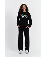 Chinti and Parker Women's & Snoopy Wool Cashmere Sweater