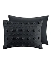 Intelligent Design Lucy Clip Jacquard 3-Piece Duvet Cover Set