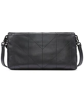 Karl Lagerfeld Paris Lavande Leather Crossbody