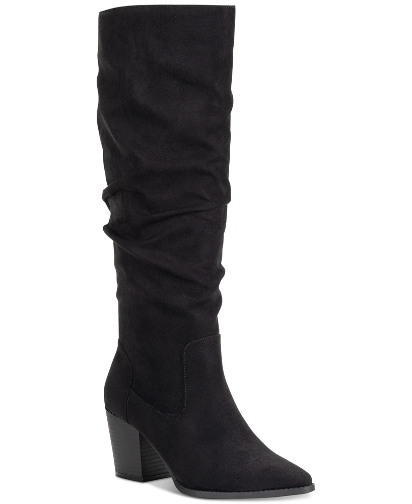 Sun + Stone Women's Elviss Slouch Knee High Dress Boots, Created for Macy's