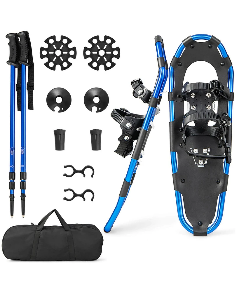 Sugift 21 Inch Lightweight Terrain Snowshoes with Flexible Pivot System-21 inches