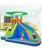 Vebreda Kids Inflatable Water Slide Bouncing House with Carrying Bag and 480W Blower