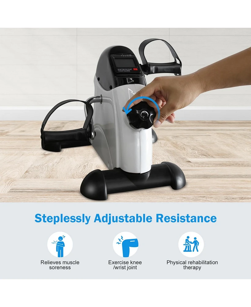 Streamdale Furniture Home Rehabilitation Mini Exercise Bike with Electronic Display