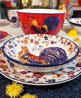 Certified International Morning Rooster Deep Bowl