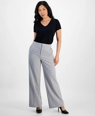 I.n.c. International Concepts Petite Wide-Leg Pants, Created for Macy's