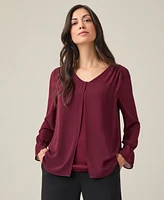 Kasper Women's Layered Blouse