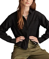 Lucky Brand Women's Cropped Shirt