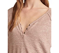 Lucky Brand Women's Cloud Henley Top