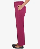 Alfred Dunner Petite Wine Country Short Side Seam Pocket Pants