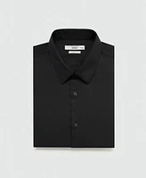 Mango Men's Super Slim-Fit Poplin Dress Shirt