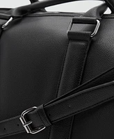 Mango Men's Patent Leather-Effect Bowling Bag