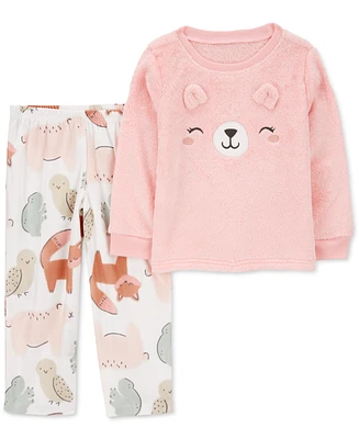 Carter's Toddler Velboa Pajamas, 2 Piece Set