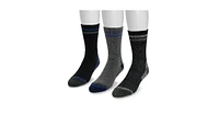 Muk Luks Men's Crew Hike Heat Retainer Socks (3 Pack)