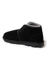 Dearfoams Men's Fireside by Shepparton Lace Up Shearling Bootie