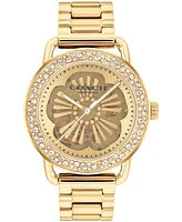 Coach Women's Cruiser Automatic Gold-Tone Stainless Steel Bracelet Watch 37mm