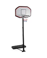 Skonyon 43 Inch Indoor Outdoor Height Adjustable Basketball Hoop