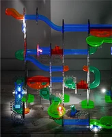 Discovery #Mindblown Glow Roll Marble Run Light-Up Construction Set