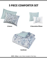 Madison Park Bonnie Seersucker 5-Pc. Comforter Set