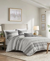 Madison Park Rhodes Stripe 4-Pc. Comforter Set