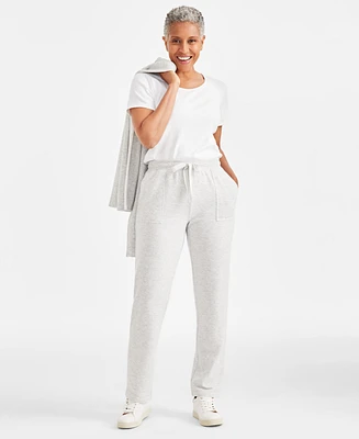 Style & Co Women's Cozy Fleece Pants, Created for Macy's