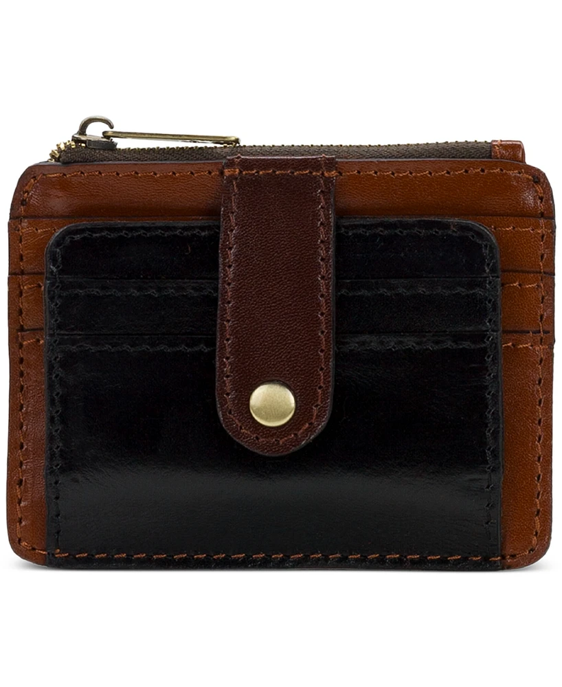 Patricia Nash Cassis Id Small Printed Leather Wallet