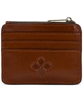 Patricia Nash Cassis Id Small Printed Leather Wallet