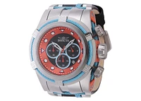 Invicta Men's 43789 Bolt Quartz Chronograph Black, Orange, Light Blue Dial Watch