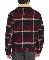 Levi's Men's Plaid Full-Zip Depot Jacket with Fleece Collar