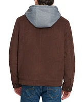 Levi's Men's Hooded Corduroy Zip Jacket