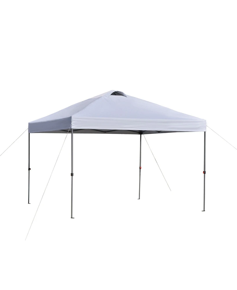 Simplie Fun Pop Up Canopy Tent | 10'x10' Instant Sun Shelter with Adjustable Height