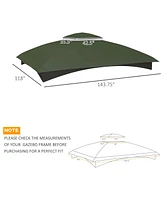 Streamdale Furniture Green 10' x 12' Gazebo Canopy Replacement