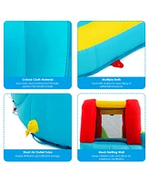 Costway Inflatable Water Slide Kids Bounce House Without Blower