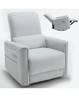 Mondawe Swivel And Rocker Power Recliner Chair