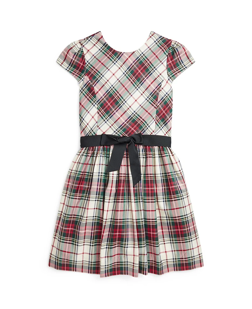 Polo Ralph Lauren Big Girls Plaid Twill Dress