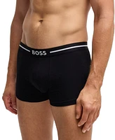 Boss by Hugo Boss Men's 3-Pk. Stretch Logo Waistband Trunks