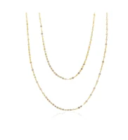 The Lovery Sparkle Chain Necklace 14K Gold