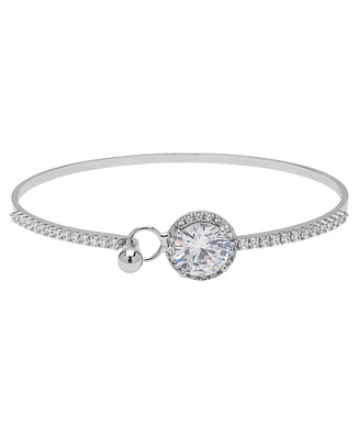 Macy's Cubic Zirconia Round Halo Bangle