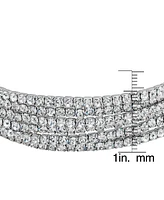 Macy's Cubic Zirconia Stretch 6pcs Bracelet Set