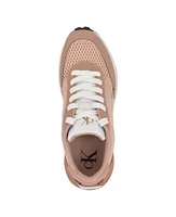 Calvin Klein Women's Khalli Almond Toe Casual Lace-up Sneakers