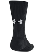 Under Armour Men's Training Cotton -Pk. Moisture-Wicking Crew Socks