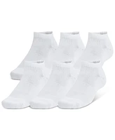 Under Armour Men's Training Cotton 6-Pk. Moisture-Wicking Low-Cut Socks