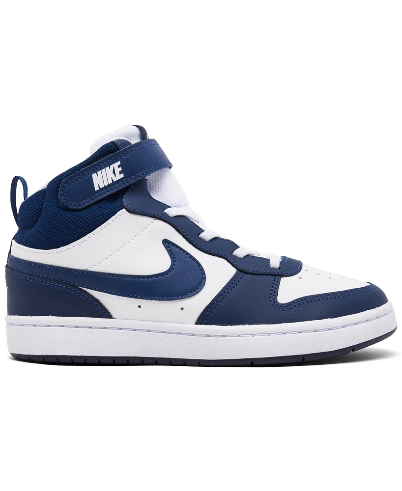Nike Little Boys Court Borough Mid 2 Casual Sneakers from Finish Line